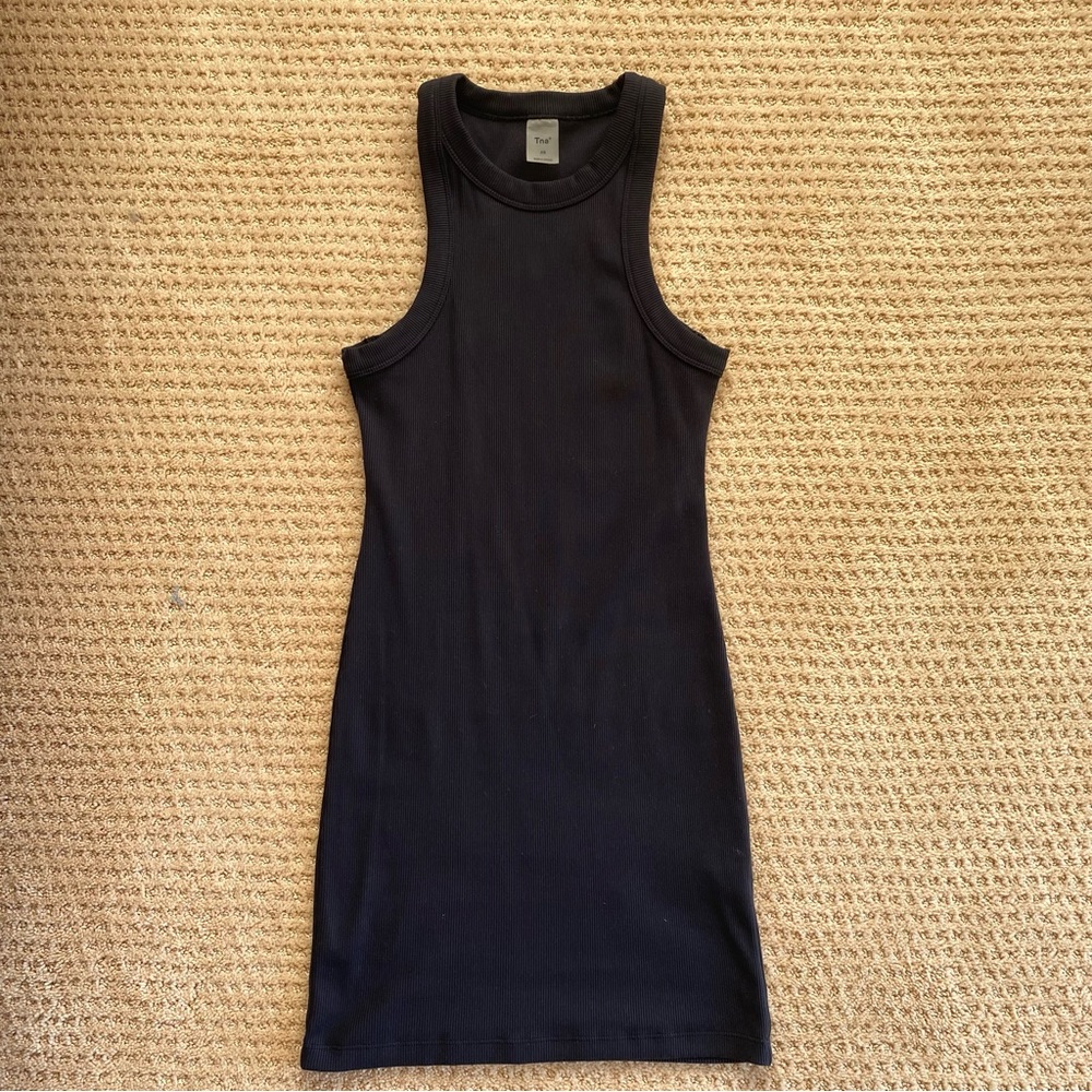 TNA by Aritzia ribbed dress